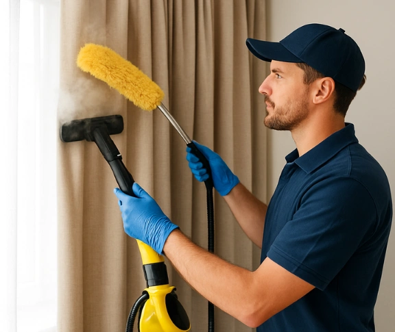 Trusted blind cleaning technician Matty Curtain Cleaning westmead-nsw QLD