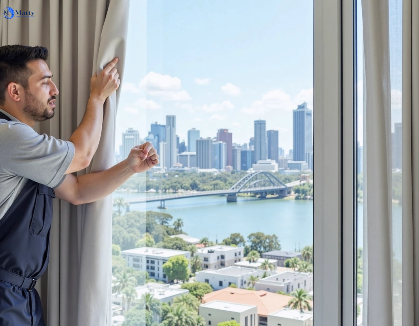 Professional curtain steam cleaning service westmead-nsw QLD by Matty Curtain Cleaning